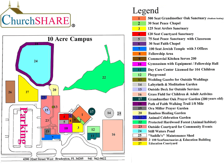 ChurchSHARE Campus Grounds